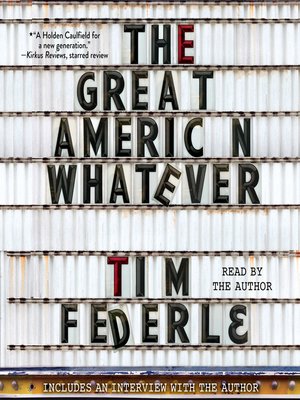 cover image of The Great American Whatever